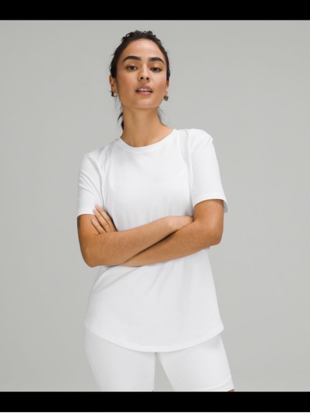 Lululemon Love white crewneck tee